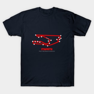 Miami Track Graphic T-Shirt